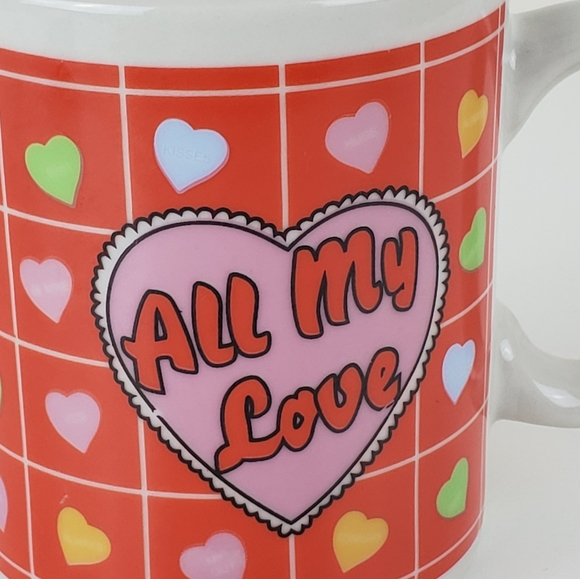 All My Love Coffee Tea Mug Valentine's Hearts - Picture 5 of 6